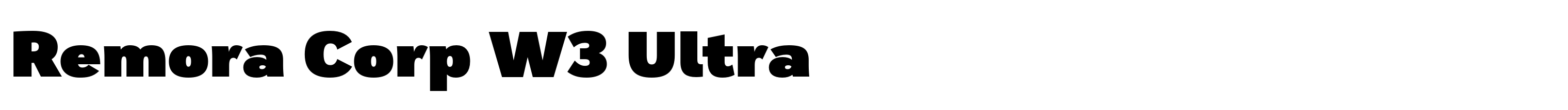 Remora Corp W3 Ultra